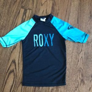 Girl’s Roxy rash guard size 8